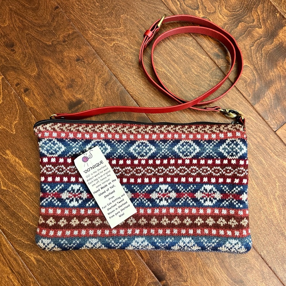 Handmade Shetland Tweed / Fair Isle Wool Purse 🐑
